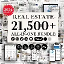 2024 HUGE BUNDLE: Real Estate Marketing Templates, Real Estate Template Bundle, Canva Bundle, Canva Templates, Instagram Templates, Real Estate