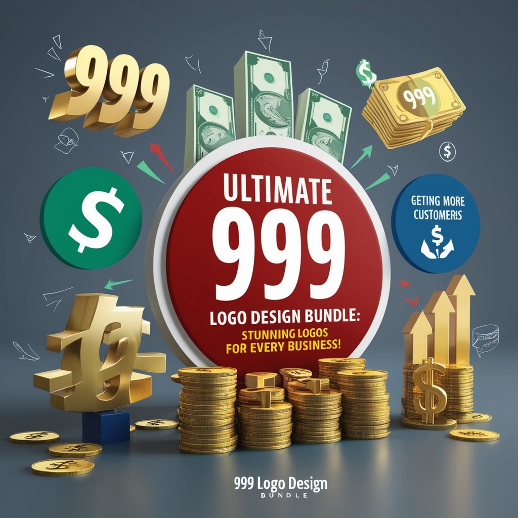 Ultimate 999 Logo Design Bundle: Stunning Logos for Every Business!