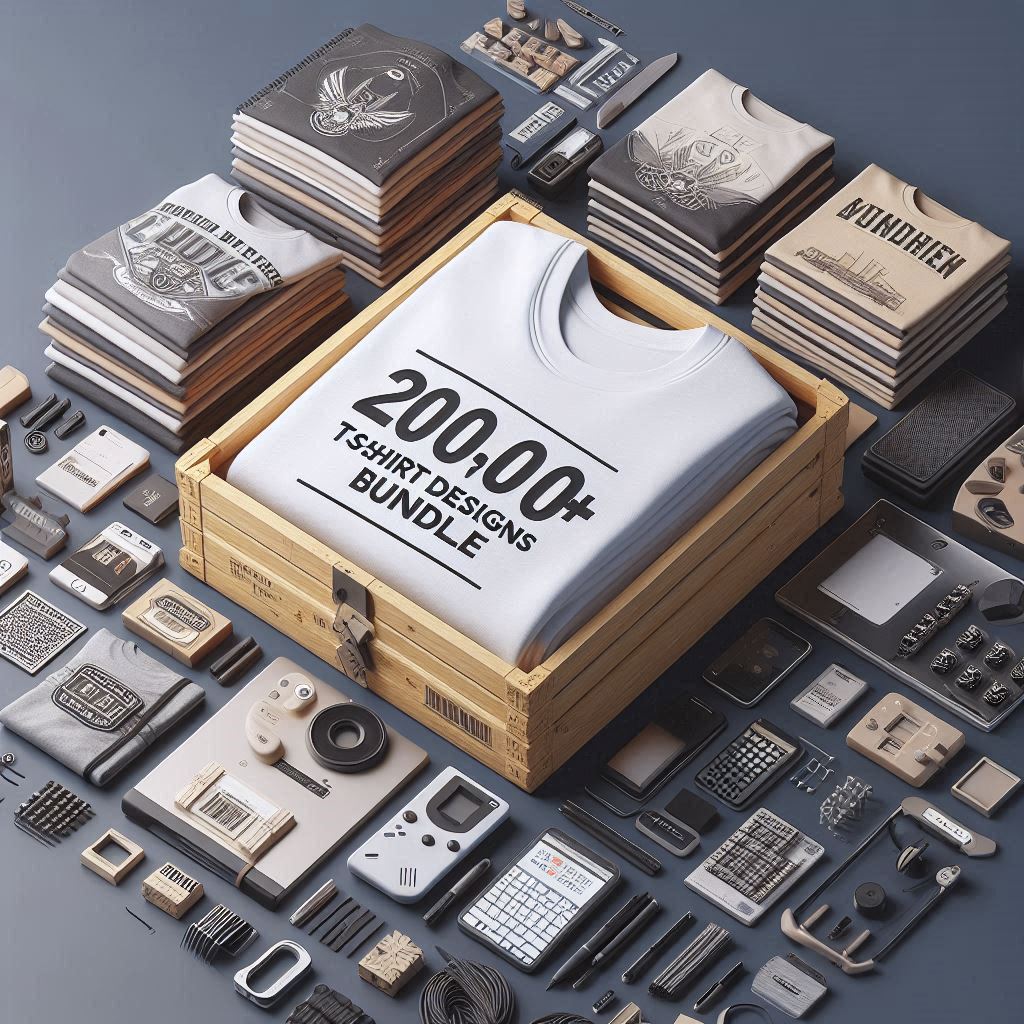 20,000+ T-Shirt Designs Bundle: Premium Graphics for Every Style and Occasion!
