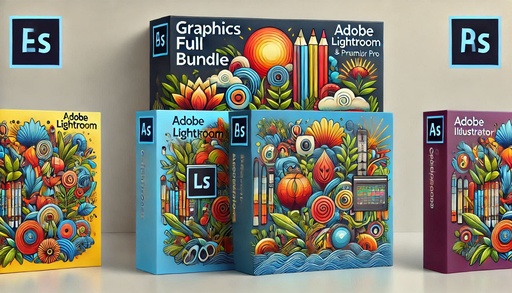 Graphics Full Bundle : Adobe Lightroom ; Adobe illustrator ;  Adobe Premier Pro