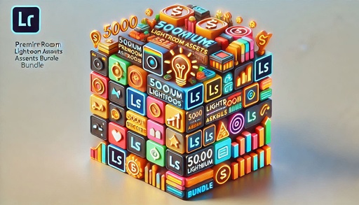 5000+ Premium Lightroom Assets Bundle: Presets, Brushes, Overlays & More for Stunning Edits!
